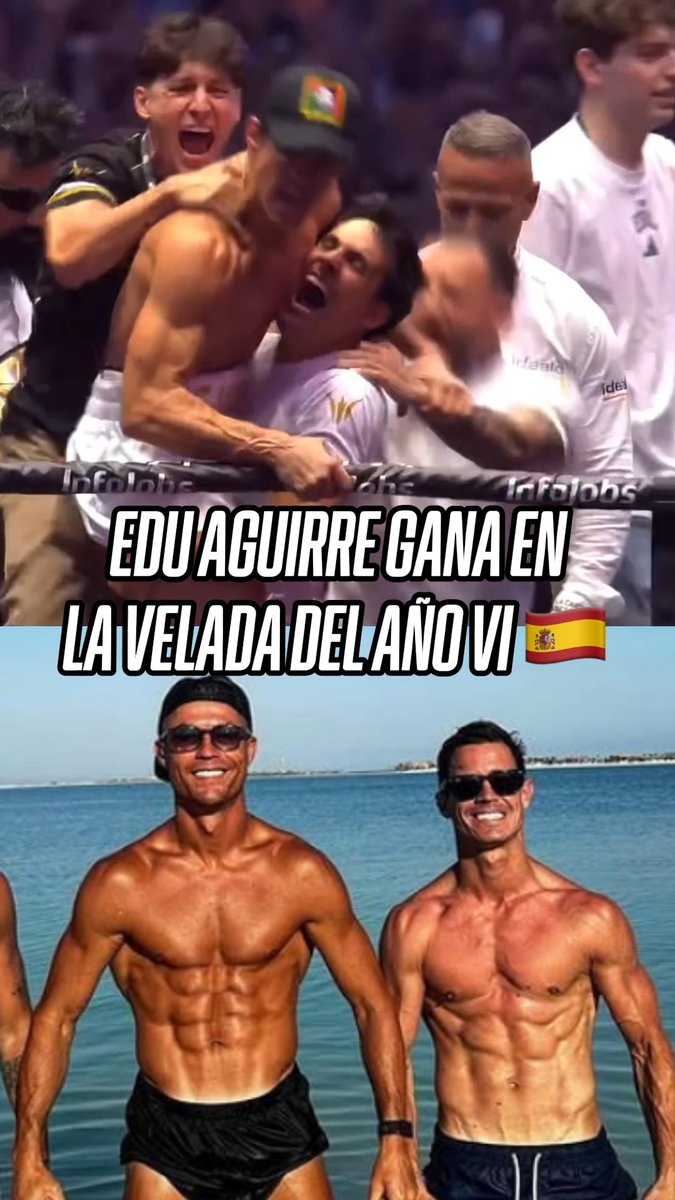¡ESPAÑA LE VUELVE A GANAR A ARGENTINA! 🇪🇸🔥 😎 Edu Aguirre festejó con todo su victoria ante Gastón Edul, incluso hubo mensaje para Cristiano Ronaldo y a todos para recordar qué selección es la Campeona del Mundo. 📹 YT Ibai Llanos