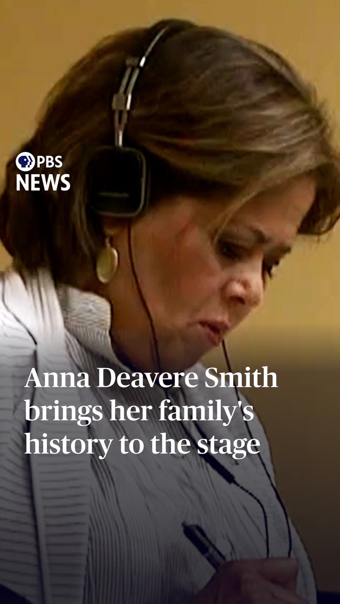 Anna Deavere Smith is well known for her acting in films and TV, including on “The West Wing” and “Nurse Jackie.” She’s also made an impact as a playwright, creating her own style of theatrical dramas that explore aspects of American life. Now, she’s doing something new: looking back at her own family history. Jeffrey Brown met with Smith in Philadelphia for our arts and culture series, CANVAS.