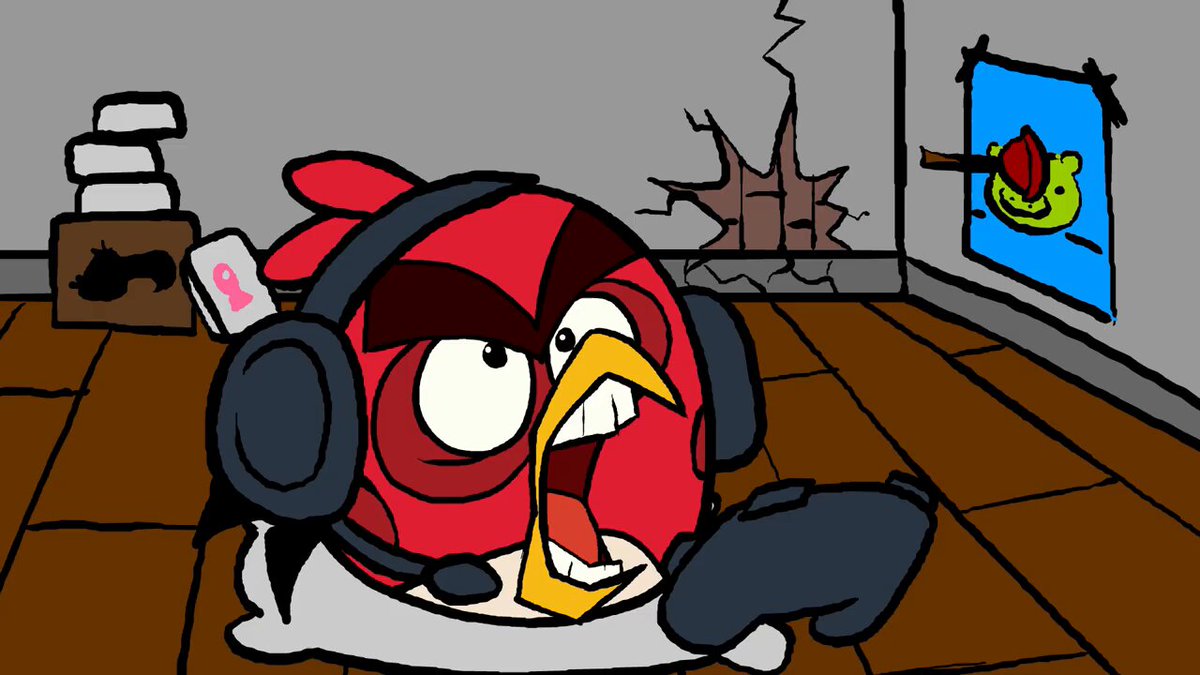 I heard the birds in the background and immediately thought of this: