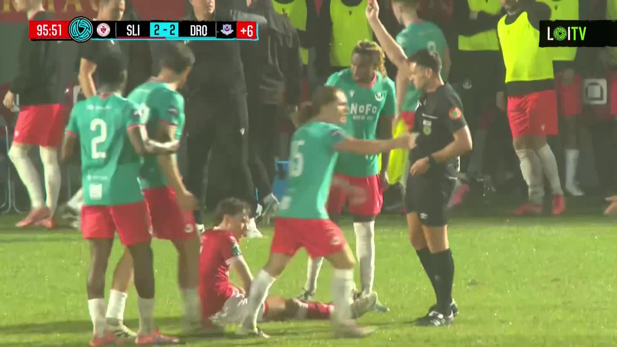 Archie Meekison has been handed his marching orders 🔴