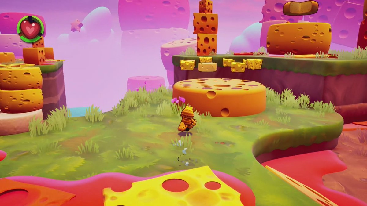 The laziest cat is about to work hard in Garfield: Escape from Monday, a 3D platformer game launching on September 24! #SDCC Check out 8 minutes of gameplay: