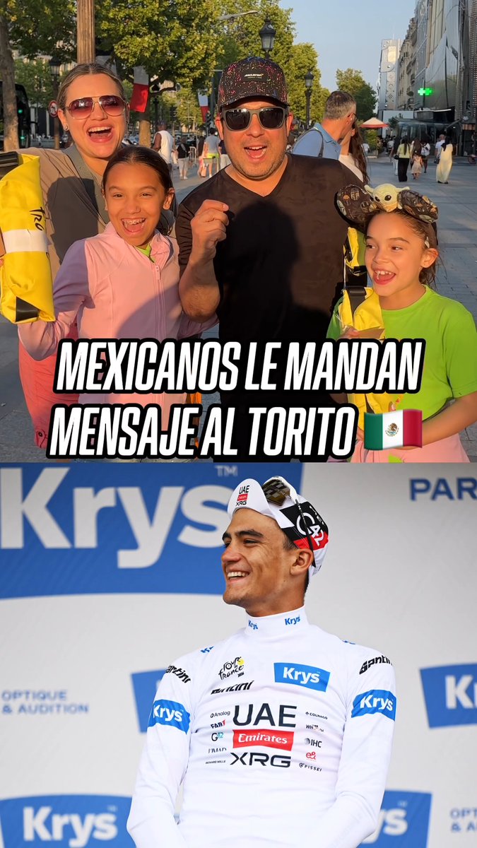 ¡MEXICANOS VIAJAN A FRANCIA PARA APOYAR AL TORITO! 🐂🔥 🤩 Los aficionados y un mensaje de orgullo para Isaac del Toro, quien está haciendo historia en el Tour de France. Mañana el mexicano podría hacer historia. 🚴♂️
