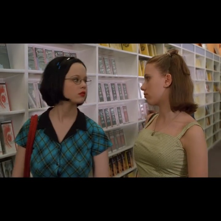 💚GHOST WORLD (2001)💚 Now playing on the Criterion Channel! Terry Zwigoff's first fiction film, adapted from a cult-classic comic by Daniel Clowes, is an idiosyncratic portrait of adolescent alienation that's at once bleakly funny and wholly endearing.