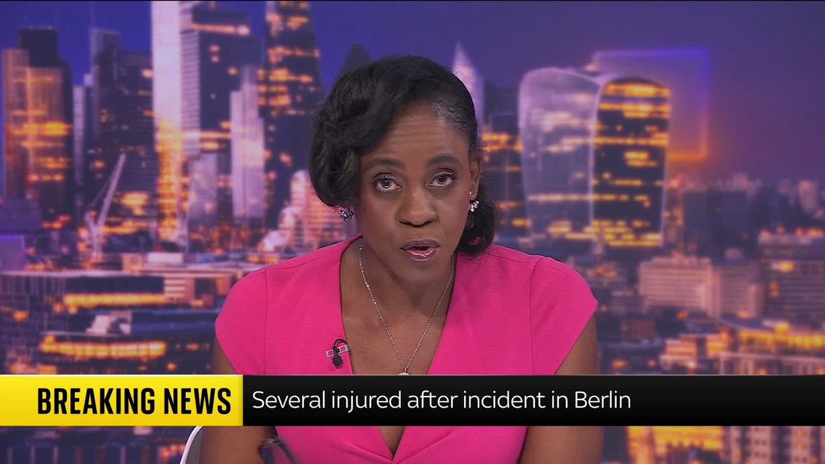 BREAKING: A major police operation is underway in Berlin after several people have been left injured in an incident involving a car crashing into a crowd More ➡️ 📺 Sky 501, Virgin 602, Freeview 233 and YouTube