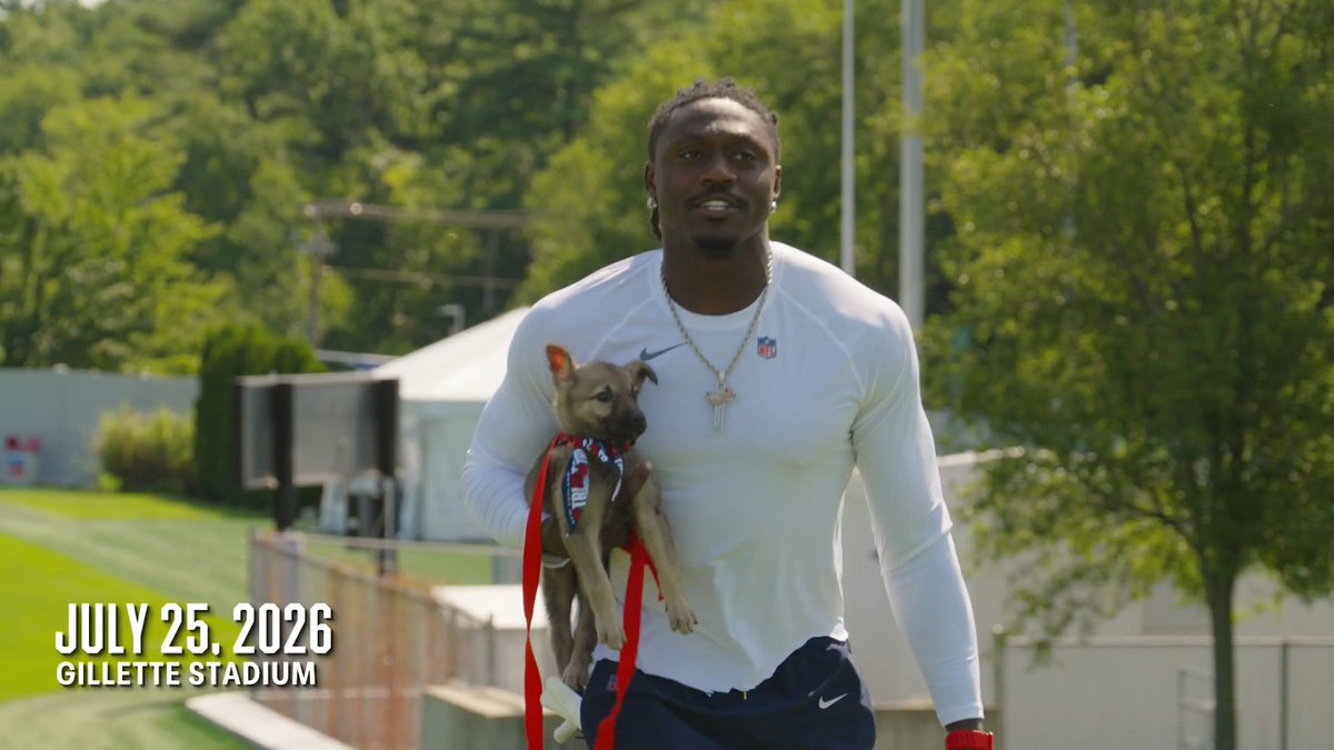 Our new friends found new homes 🐾 Today the Kraft Family along with the Patriots Foundation hosted the 2026 Pawtriots Dog Adoption Day at training camp!