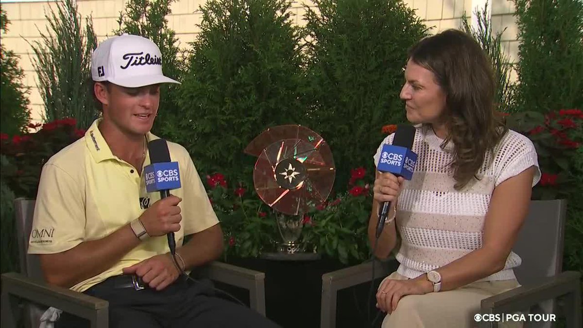 "Super excited to give myself this opportunity for tomorrow." A 10-under (61) for Jackson Koivun and he holds the solo lead at the 3M Open. He caught up with Amanda Balionis following his impressive round.