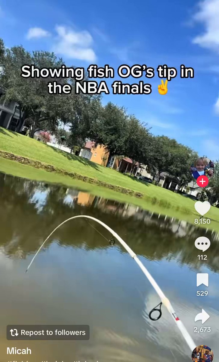 Showing fish OG’s game-winning tip in from Game 4
