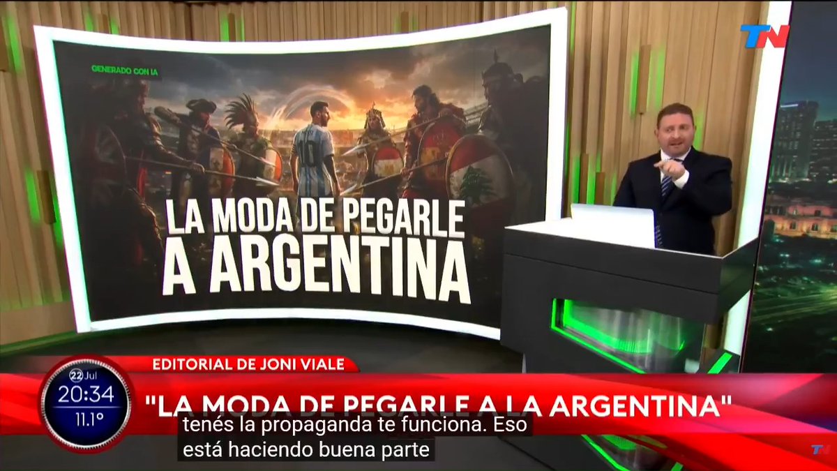 Argentinian TV lists iShowSpeed and Ibai in the "starting 11" of an alleged propaganda campaign against Argentina (video dubbed to English)
