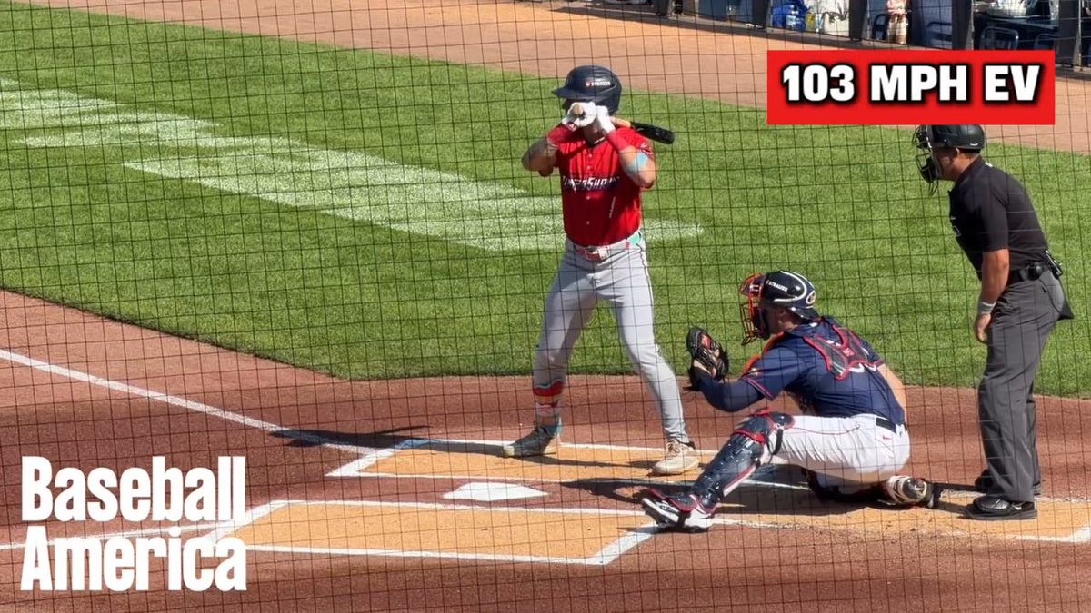 Cam Cannarella went 2-for-4 with two doubles for the Triple-A Jacksonville Jumbo Shrimp today. Exit velocities on his two hits ⬇️ First inning: 103 mph Ninth inning: 98.6 mph