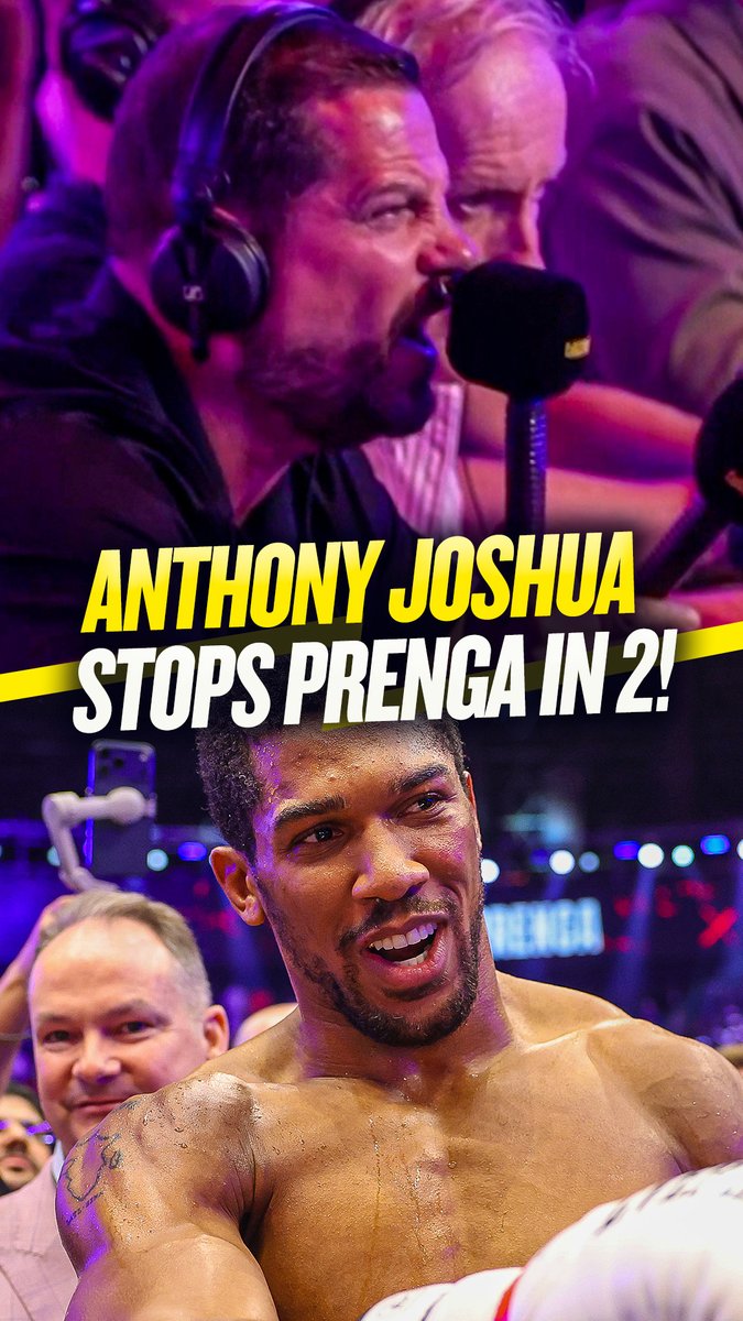 This is how talkSPORT reacted to Anthony Joshua's sensational second round KO of Kristian Prenga 😱 Sponsored by DAZN. Up next: #OLearyChamberlain, NEXT Saturday August 1, ONLY on DAZN. Join DAZN Ultimate now and get Moses vs. Hrgovic included at no extra cost.