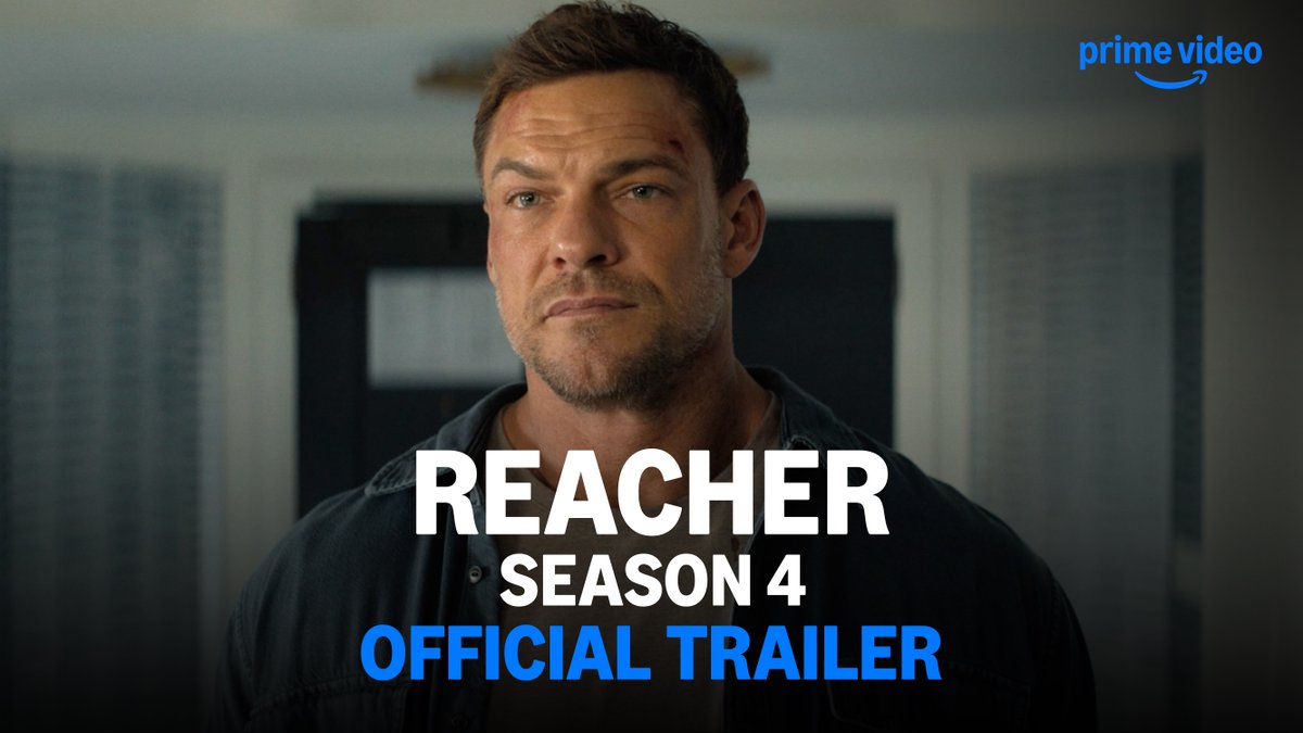 He’s back and bigger than ever. Be on the lookout for REACHER Season 4 August 12
