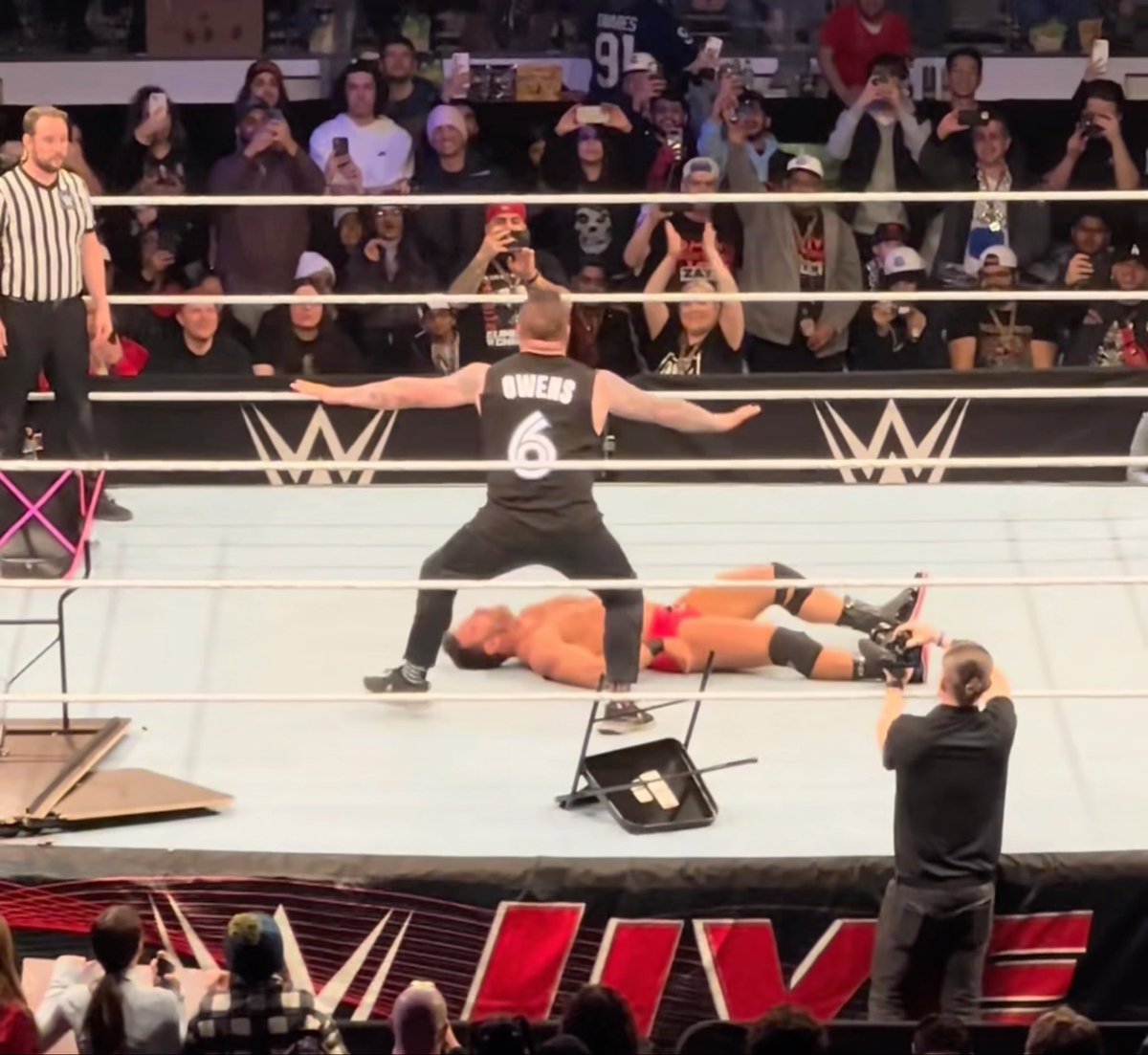 WHEN KEVIN OWENS DID THE ROCK BOTTOM AND PEOPLES ELBOW ON LA KNIGHT 😭 PRO WRESTLING NEEDS KEVIN OWENS. (2023)