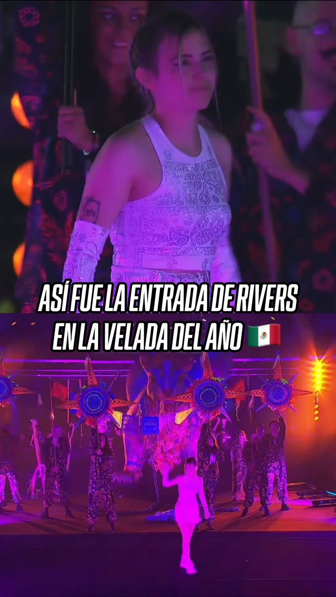 ¡ESTO ES MÉXICO! 🇲🇽🔥 🥹 La Rivers entró de esta manera a La Velada del Año, con un enorme alebrije y cosas típicas de México. La Elegida busca su segundo cinturón. 📹 YT Ibai Llanos