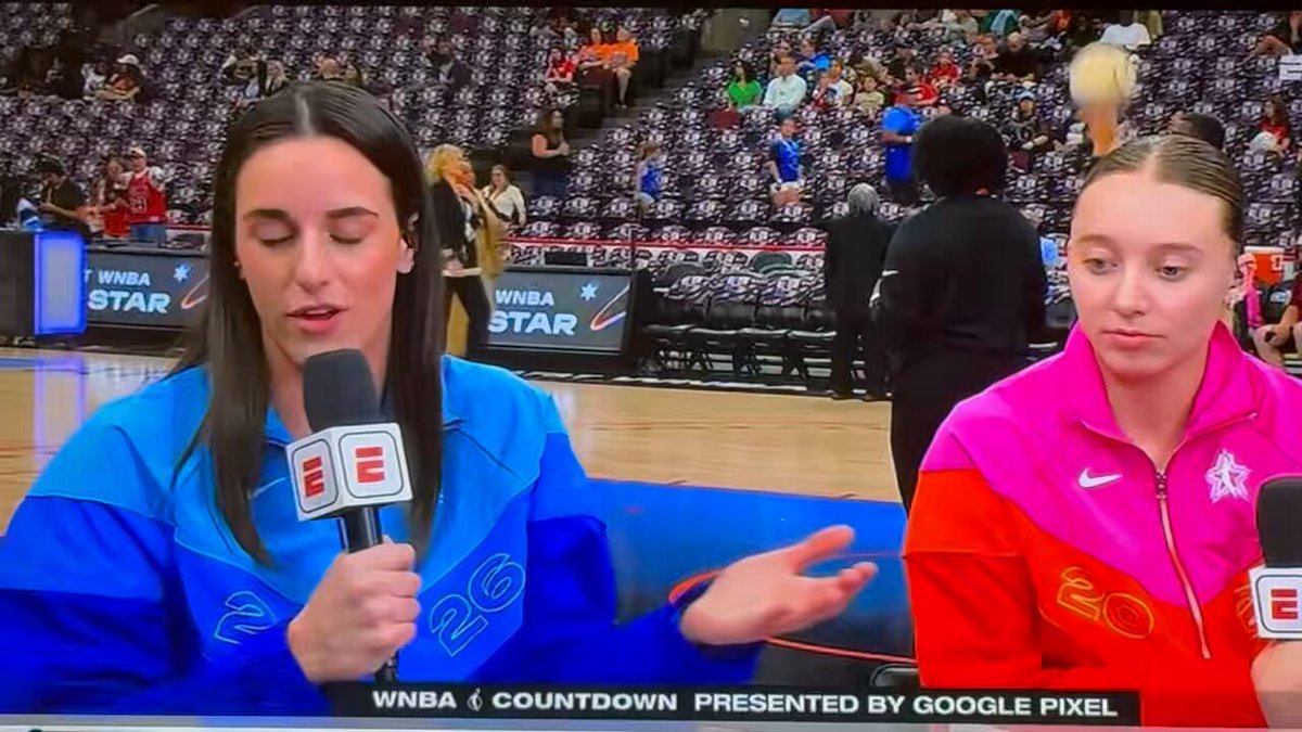 Caitlin and Paige all star interview on ESPN
