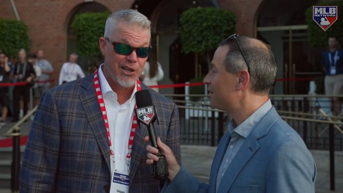 Did you know Chipper Jones' son, Cooper, was born 9 days after his Hall of Fame induction and is named after Cooperstown?! The Atlanta Braves legend caught up with Jon Morosi at the National Baseball Hall of Fame and Museum ⚾ Parade of Legends to discuss his long-time teammate Andruw Jones' election and more.