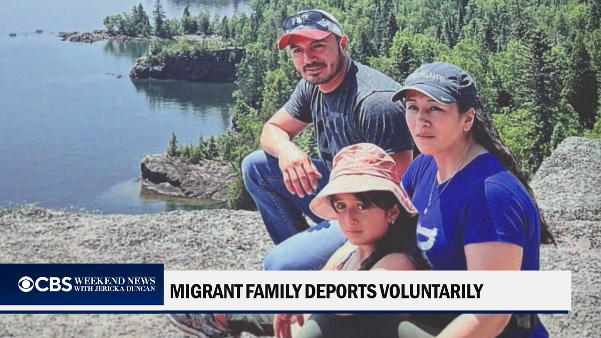 Jorge Angamarca and his family are choosing to self-deport from Minnesota back to Ecuador. They came to the U.S. seeking asylum, telling CBS Minnesota that they were being extorted for money with threats of kidnapping their daughter if they did not pay. CBS News' Jennifer Mayerle has their story.