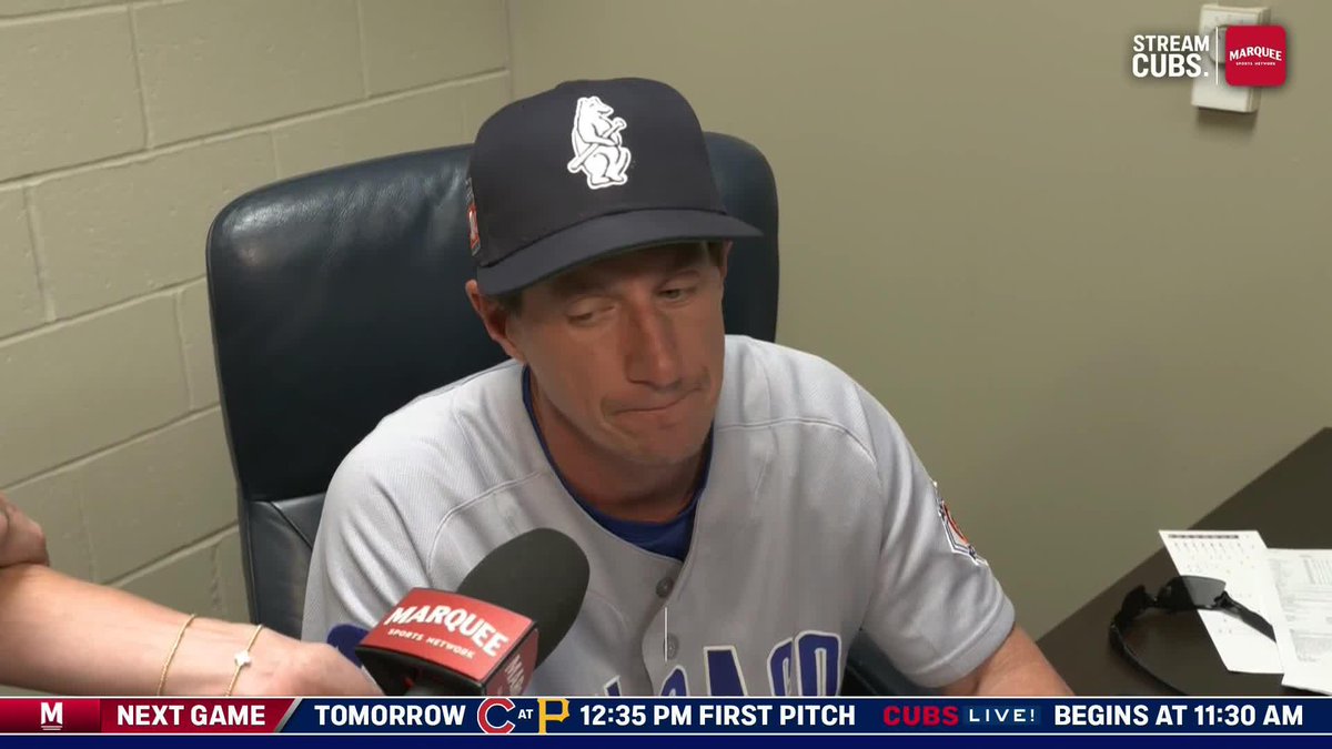 "He stayed hard on him the whole at-bat." Craig Counsell on PCA battling against Paul Skenes tonight 💪