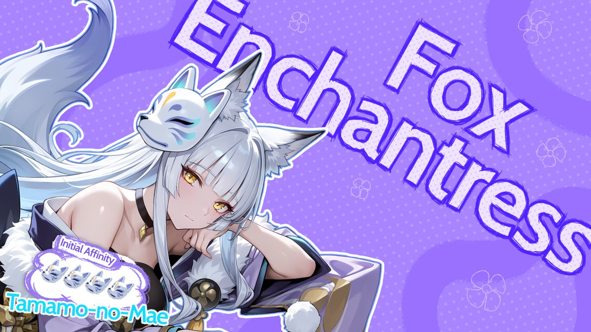 [Tamamo-no-Mae] She's even clingier than her tails are! 🎁Gift Code: FoxEnchantress Class: Mage Factions: Wild Spirit &amp; Sanctum Glory 🥳Tamamo-no-Mae arrives July 30! ♡ Follow &amp; Share to Enter the Prize Draw!♡ 💓Rewards: $10 Amazon Gift Card x3 #DragonTraveler