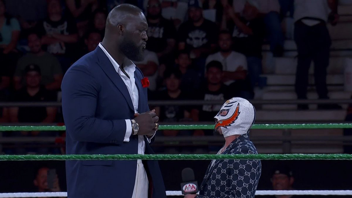 Rey Mysterio WILL NOT give the AAA Latin American Title to Omos! 🤯