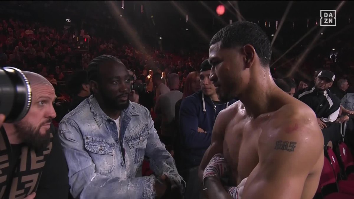 Earned the respect of a legend. Bud 🤝 Paulo Aokuso 🎟️ Buy #SpenceTszyu NOW at | Live Now on DAZN and DAZN on Prime | In Select Territories