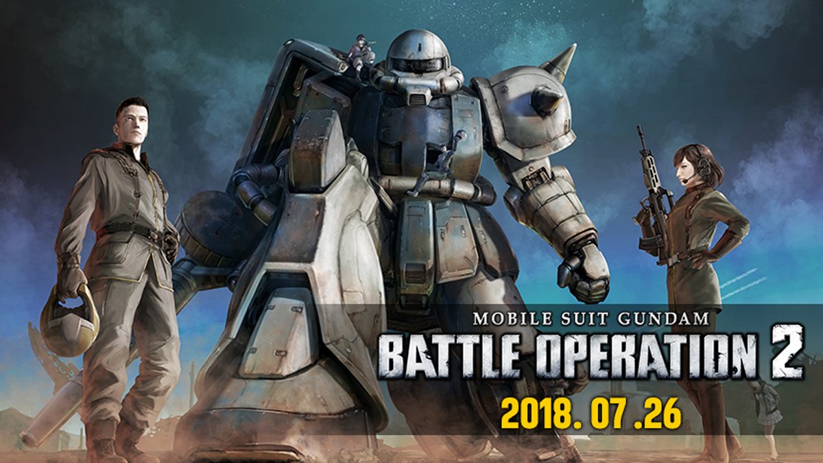 🗓2018年7月26日 🎮PS4『機動戦士ガンダム バトルオペレーション2』配信開始 モビルスーツの重量感ある操作と、原作さながらの戦場を楽しめる基本プレイ無料のチームバトル。 #今日は何の日 #バトオペ2 #宇宙世紀探訪
