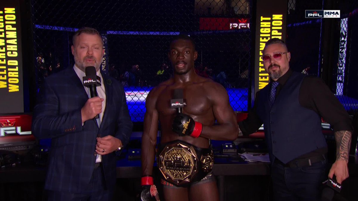 Thad Jean had to dig deep. That's the price to pay to become the World Champion 🏆 #PFLDC
