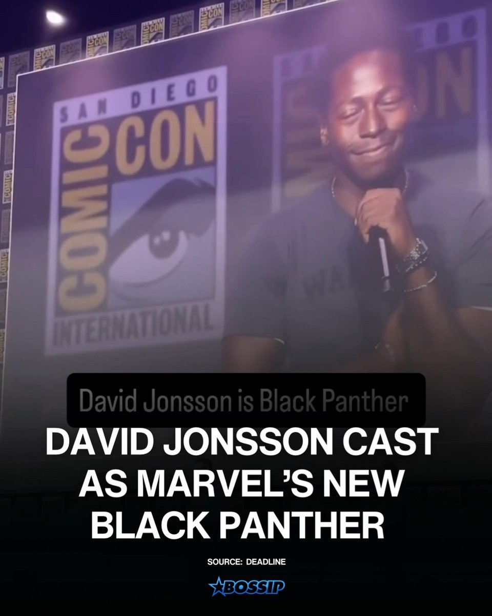 Congratulations are in order for David Jonsson, who will play T’Challa’s son and become the next Black Panther in 'Black Panther 3,' which is set to release in December 2028. 🎥: @deadline