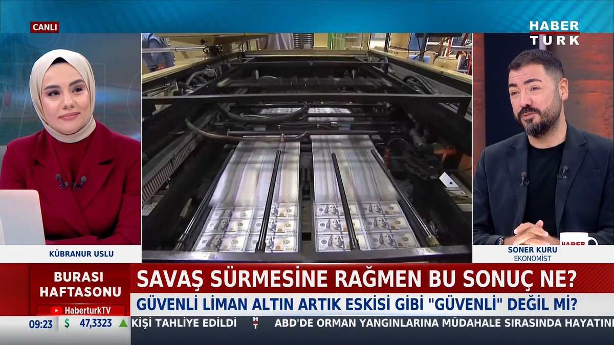 📌Faiz artışı piyasaları sarsar mı? Altın, döviz, borsa piyasalarında çarşamba günü ne olur? Ekonomist Soner Kuru #BurasıHaftasonu'nda Kübranur Uslu'ya anlattı.