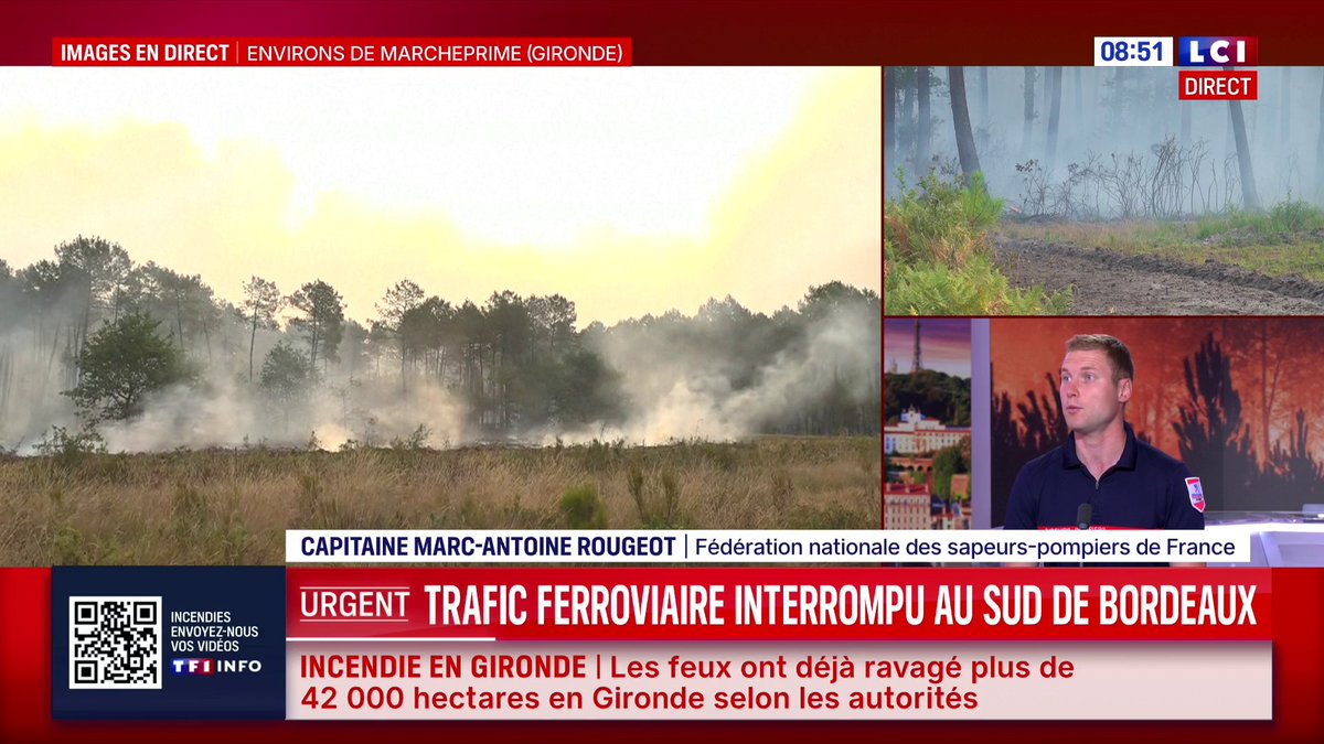 🔥🗣️ Incendies : "Ce sont des comportements absolument irresponsables", déplore le capitaine Marc-Antoine Rougeot 👉 Le sapeur-pompier alerte sur les conséquences désastreuses des jets de mégots dans la nature et de l'allumage de braseros