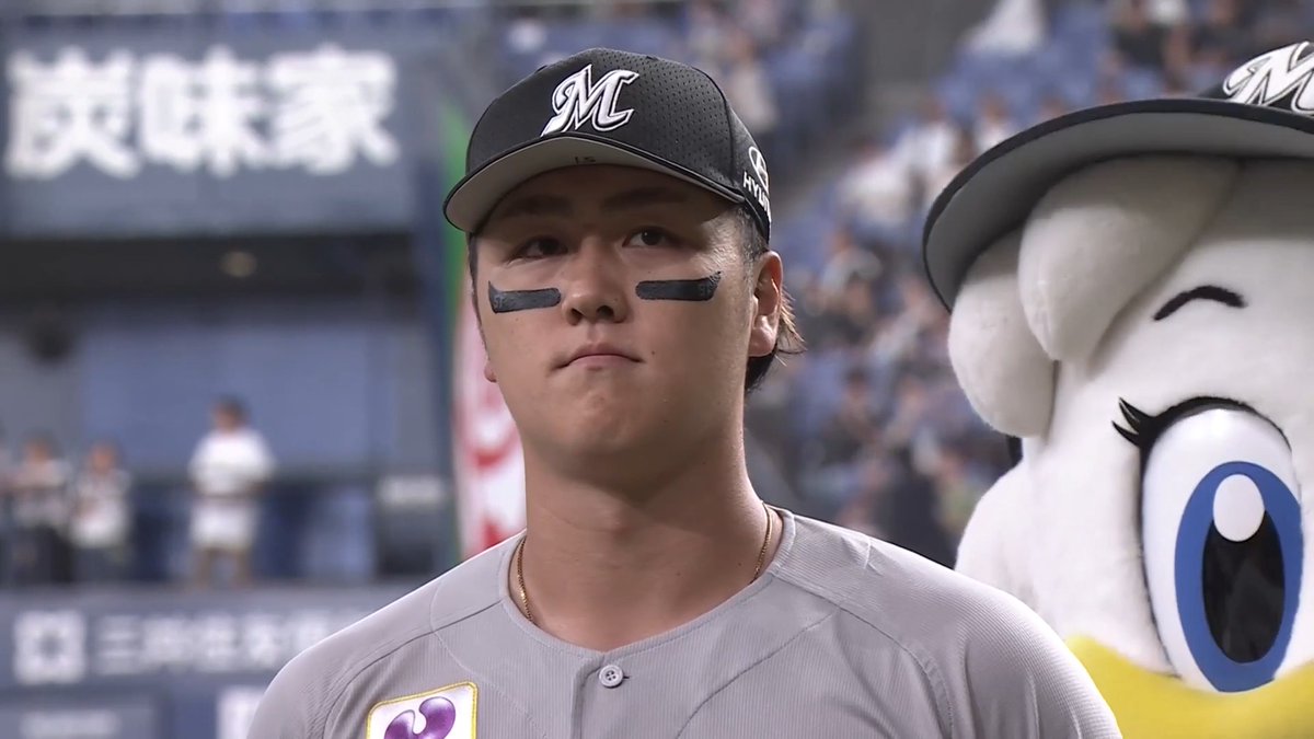 ／ 7/26 ヒーローインタビュー⚾️ ＼ 千葉ロッテ 山口航輝 選手✨ 👇スマホ・テレビで試合観戦！