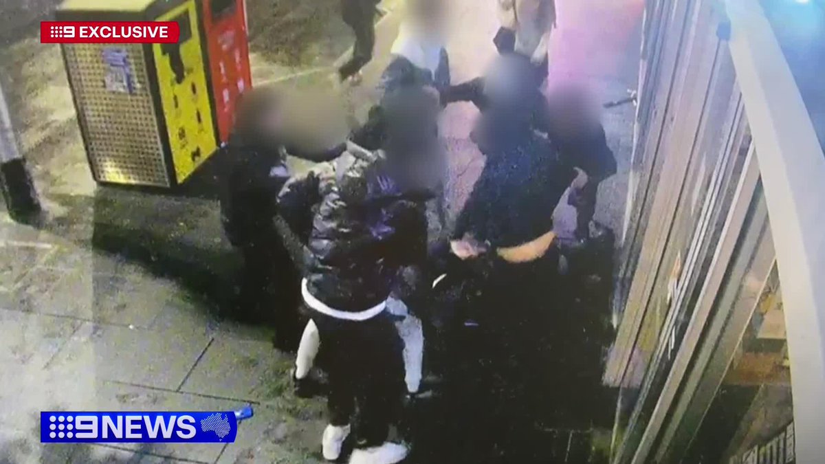 #EXCLUSIVE: Shocking violence has flared in central Melbourne with three people stabbed and robbed in separate machete attacks. Neary Ty #9News