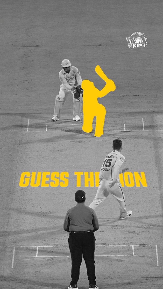 Clue : 🆙 goes the ball... 👀 #WhistlePodu #GuessTheLion