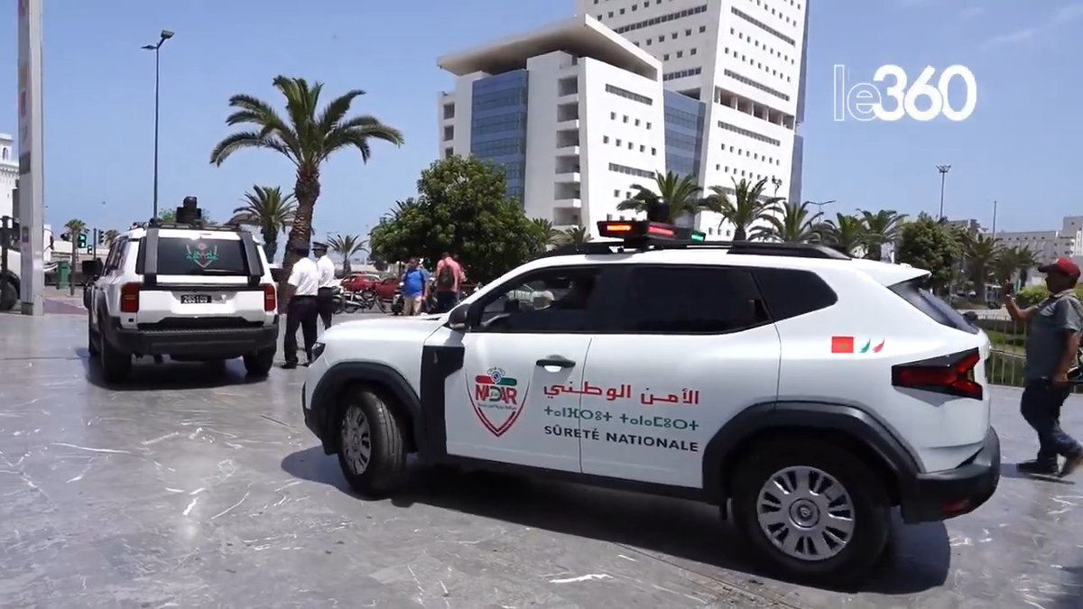 Connectés et dotés d’intelligence artificielle... Les deux nouveaux véhicules de patrouille "Amane" et "Madar" de la DGSN déployées à Casablanca 🇲🇦