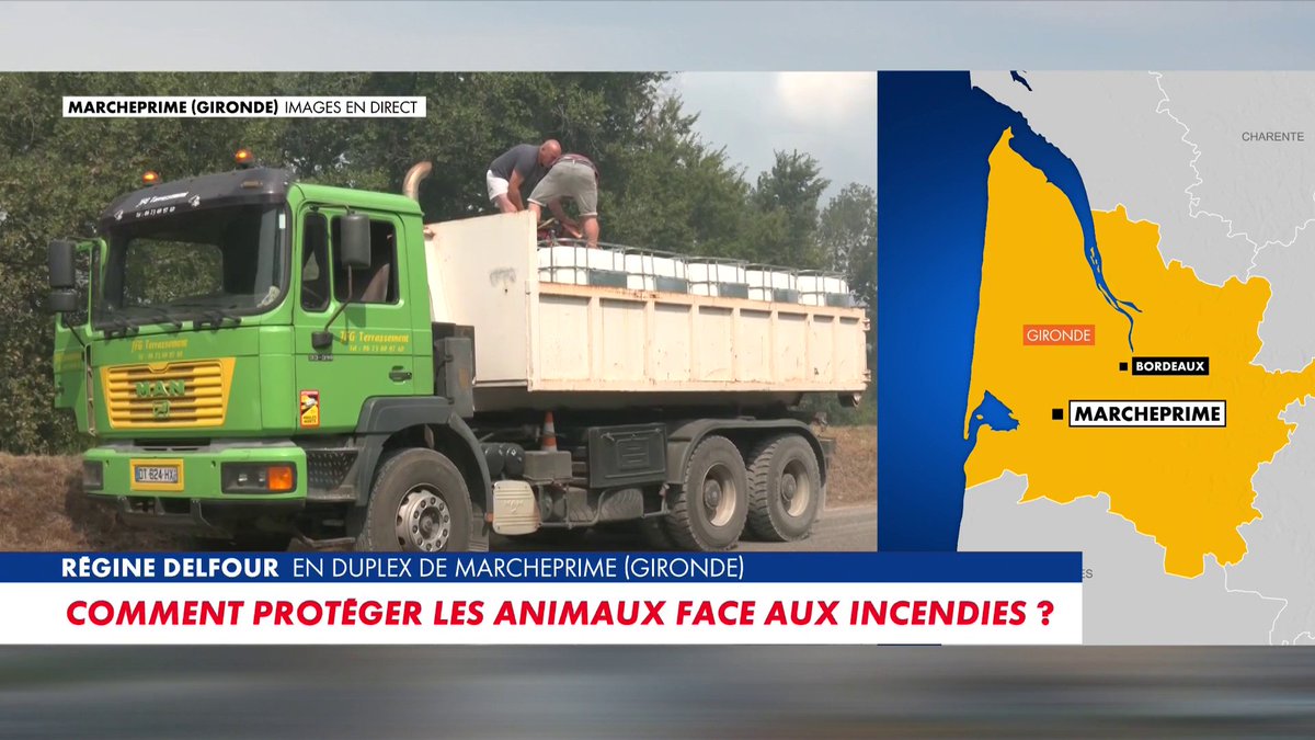 «La situation est ingérable, il y a beaucoup trop de départs de feu», constate notre reporter Régine Delfour, présente à Marcheprime, en Gironde, pour #MidiNewsEte Toute l'info est à retrouver sur