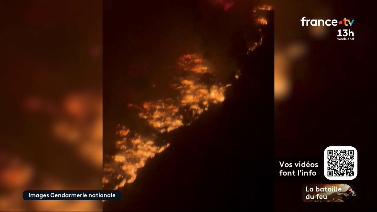 🔴 Le mégafeu continue à se propager à grande vitesse en Gironde. 42 000 hectares ont brûlé au nord du bassin d'Arcachon, c'est quatre fois la surface de Paris, malgré les 1 500 pompiers engagés sur place. #JT13H