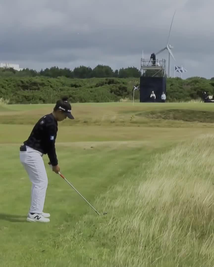 Miyu Yamashita was an INCH away from an eagle hole out 😲
