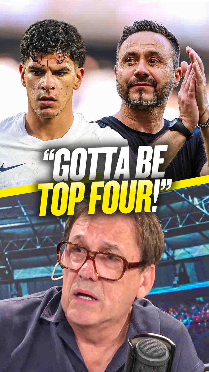 😱 "It might seem a million miles away but it's gotta be top four!" 🔥 "Spurs have to play on the front foot!" Tony Cascarino insists Spurs should be aiming for a top 4 finish
