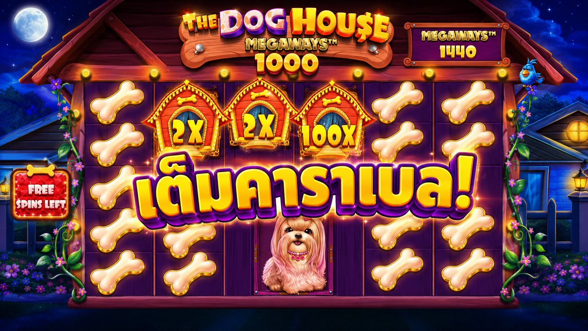 บ้านหมาภาค 1000! | The Dog House Megaways 1000 ลืมลงโทษทีว่ะเอ็ง