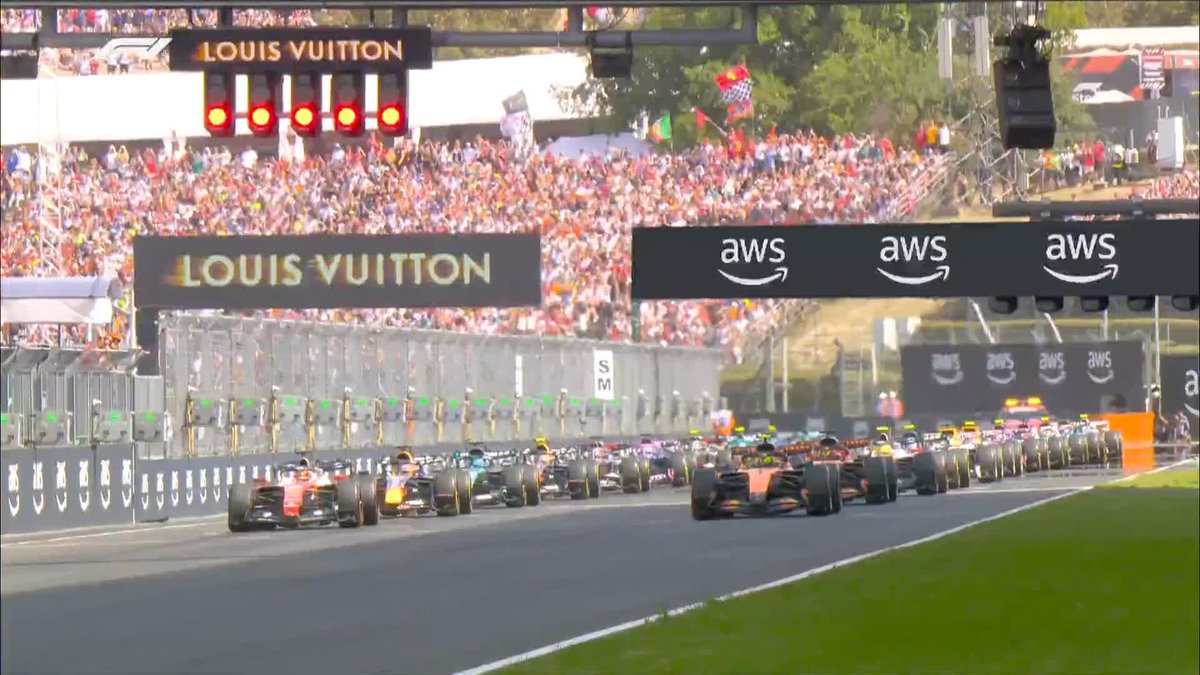 And we are underway in Hungary! 🇭🇺 Watch all the action from the Hungarian GP, and more, with NOW 📺