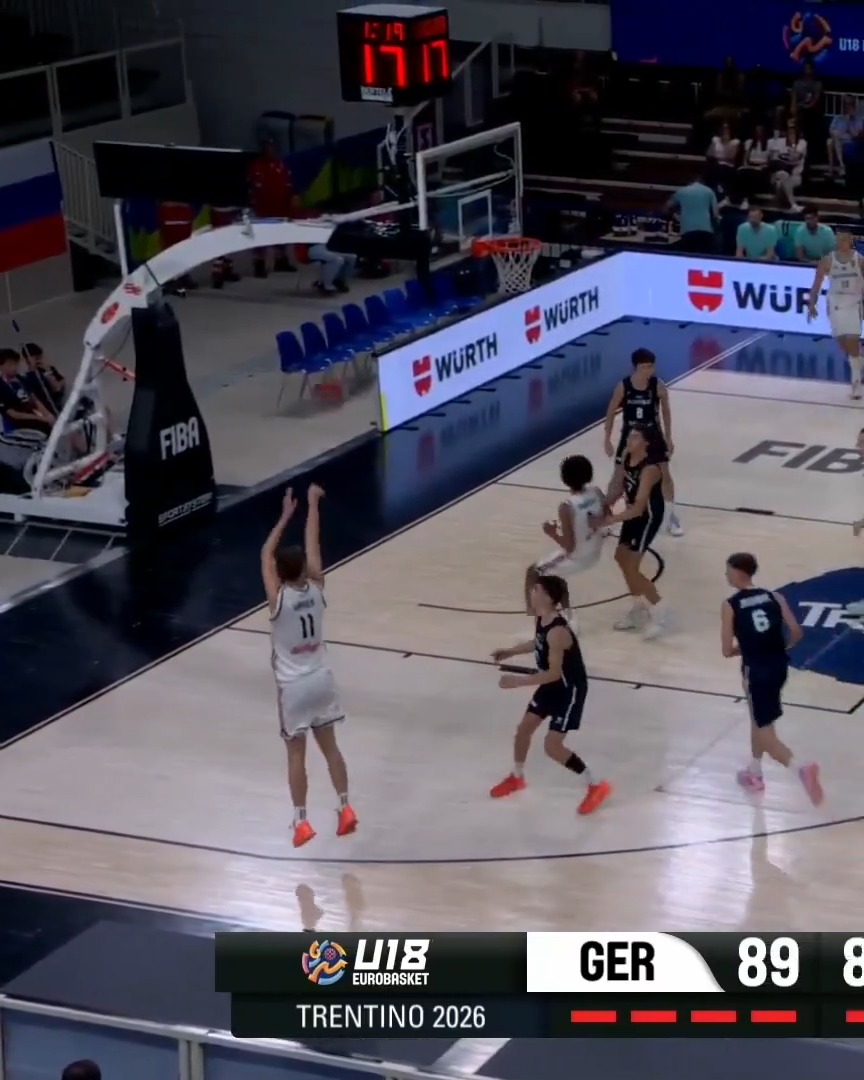 Fabian Kayer is HIM. 🔐 #U18EuroBasket x Dt. Basketball Bund