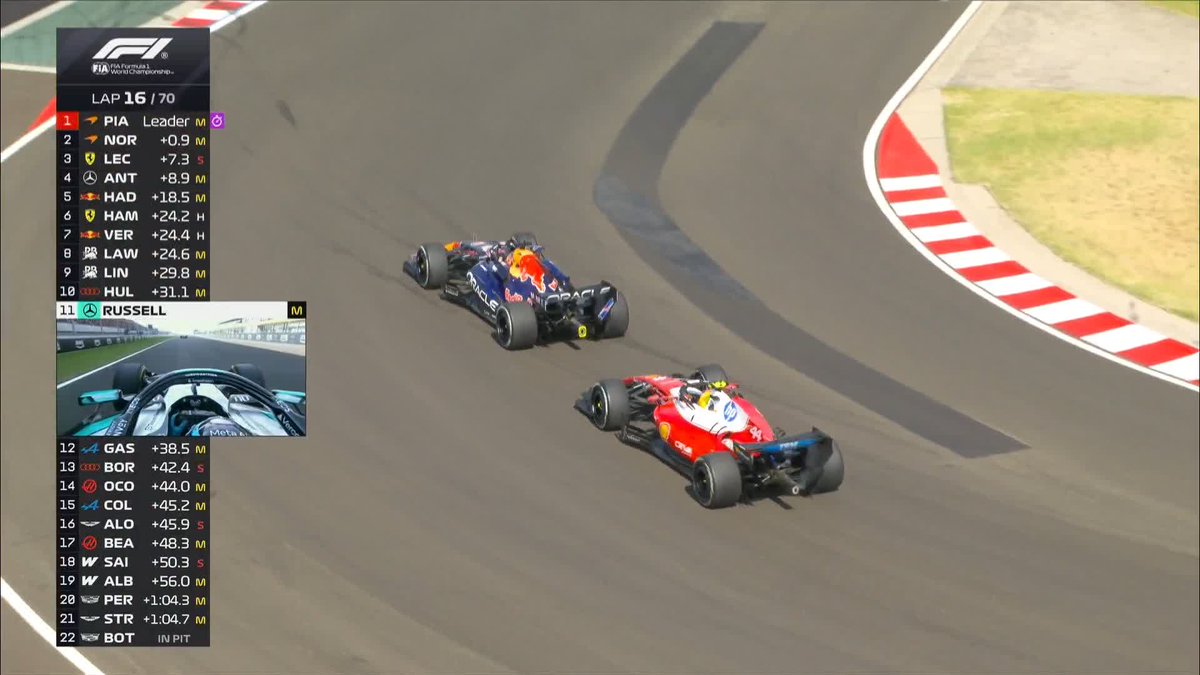 What a move that is from Max Verstappen on Lewis Hamilton! 💥