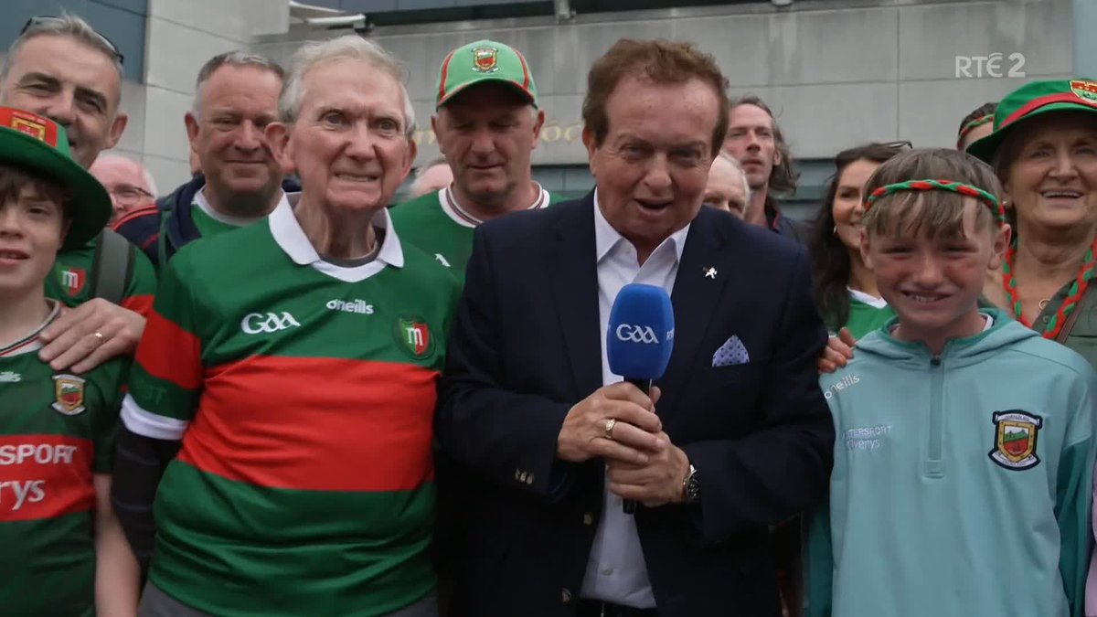 Marty Morrissey is joined by a very special guest, Frank D'Arcy, who saw Mayo win their last All-Ireland 75 years ago. 📺 Watch on RTÉ2 and RTÉ Player 📻 Listen on RTÉ Radio 1 #TheSundayGame