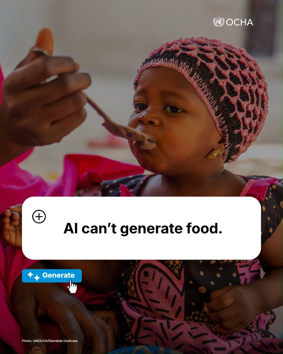 AI can write, code and help create almost anything – except the things people actually need to survive. Food. Water. Medicine. A safe place to learn. That still takes humans – often working in the most dangerous places on earth. And it takes resources.