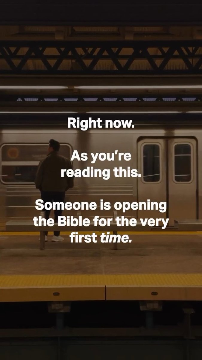 You could be the reason someone experiences Scripture for the first time. Share this in your story and tag us today!