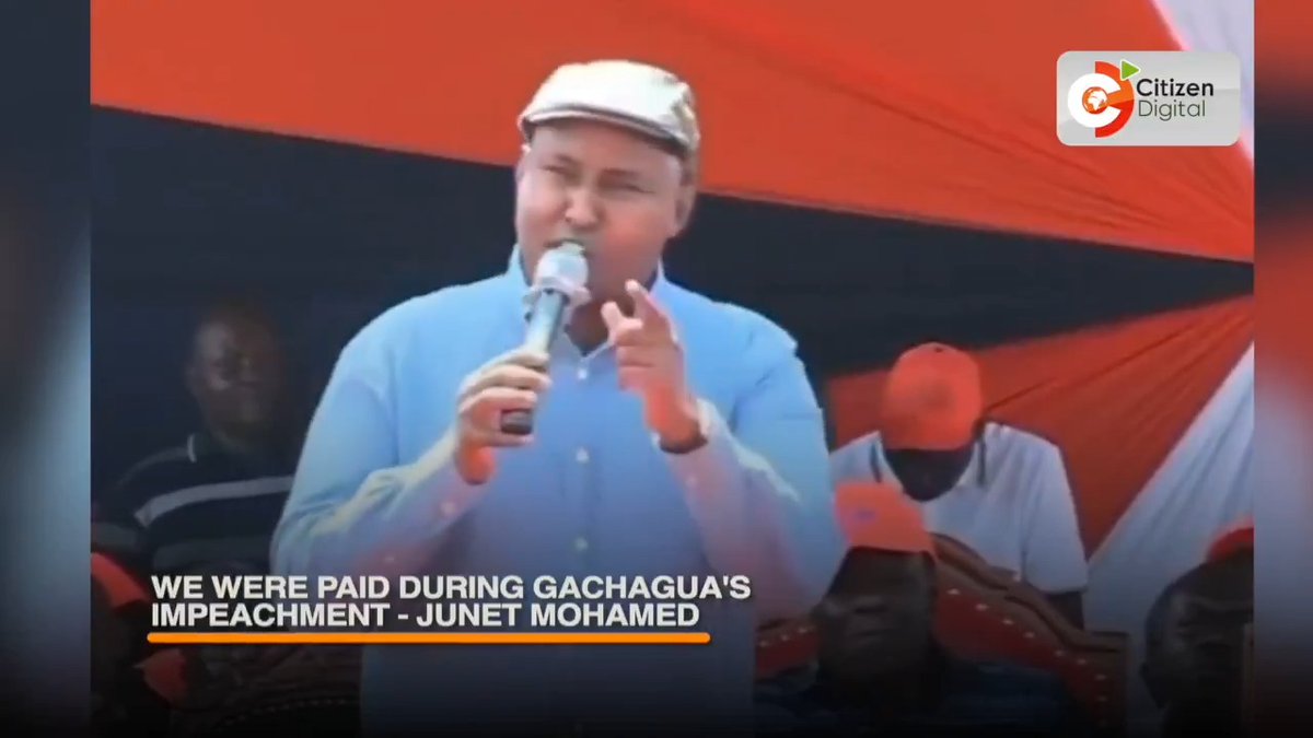 We were paid during Gachagua's impeachment - Junet Mohamed