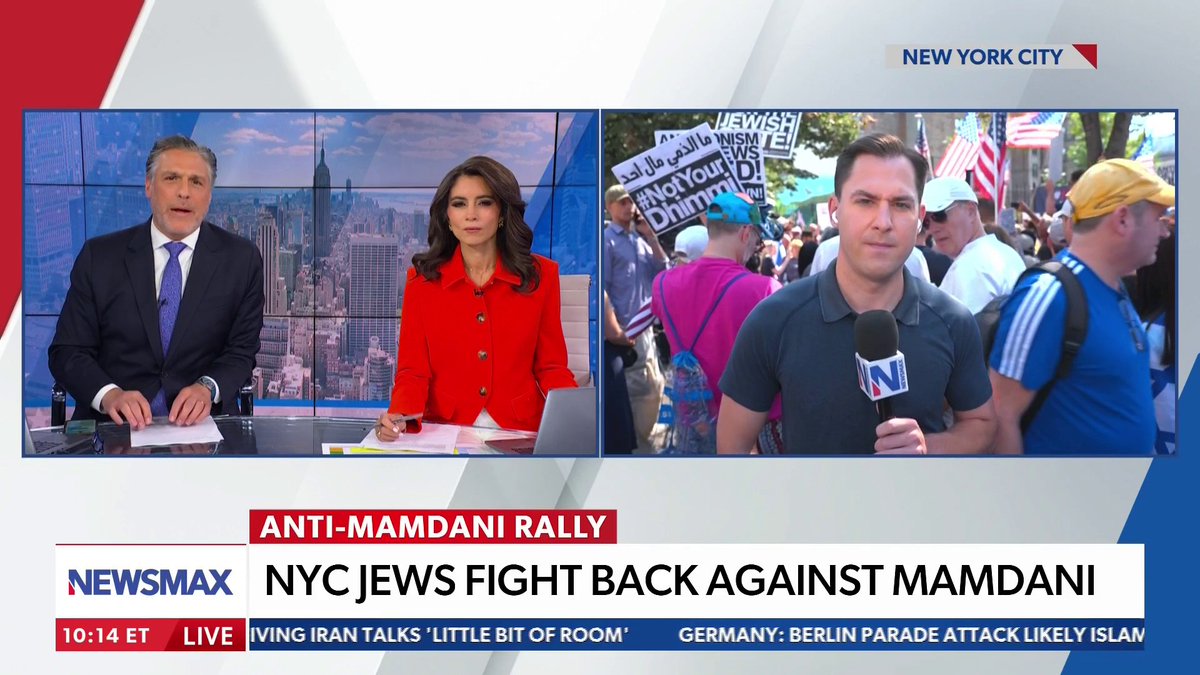 MAMDANI BACKLASH GROWS: Protesters flooded NYC’s Upper West Side with chants of “Mamdani has to go” during a rally opposing the mayor’s policies and demanding action against antisemitism. NEWSMAX’s Andrew Craft reports from the scene on "Sunday Report."