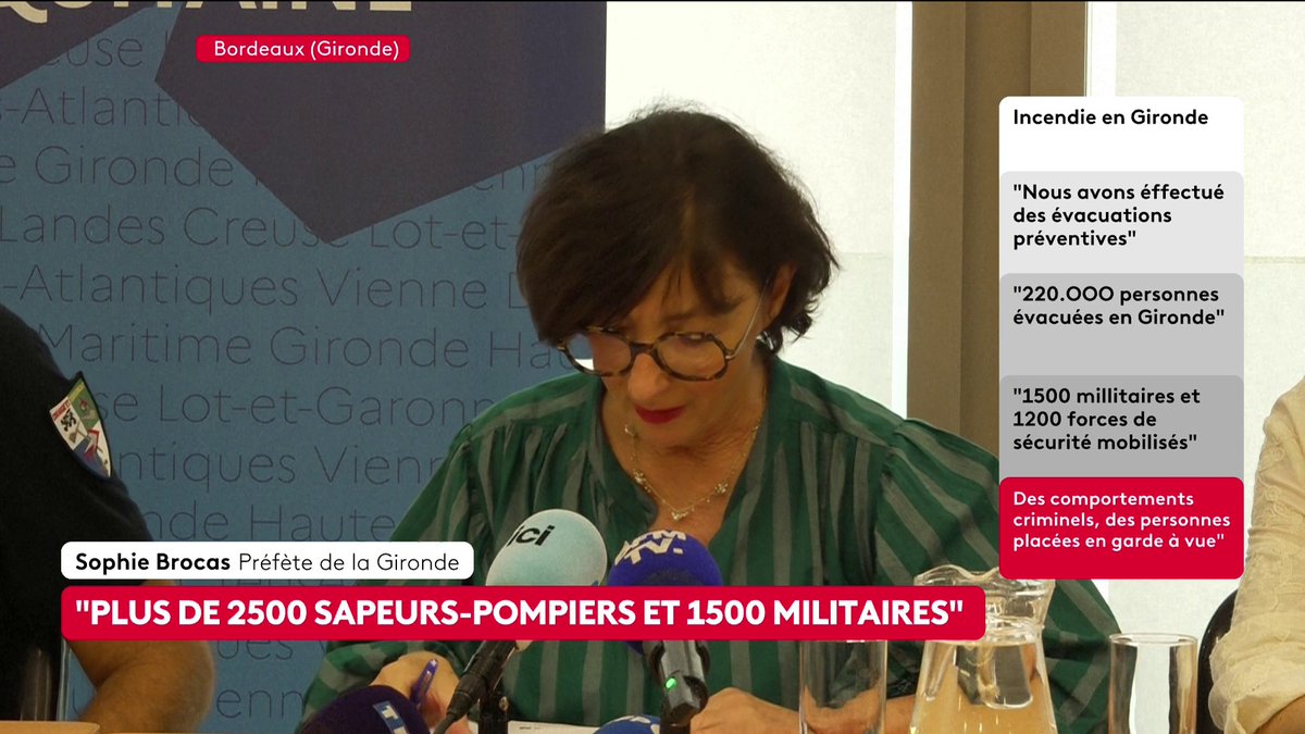 🔴 🗣 "Nous ne souhaitons pas que les agriculteurs prennent des initiatives individuelles", assure la préfète de Gironde, Sophie Brocas, qui précise que "la générosité c'est très bien, à condition que ce soit organisé". #canal16
