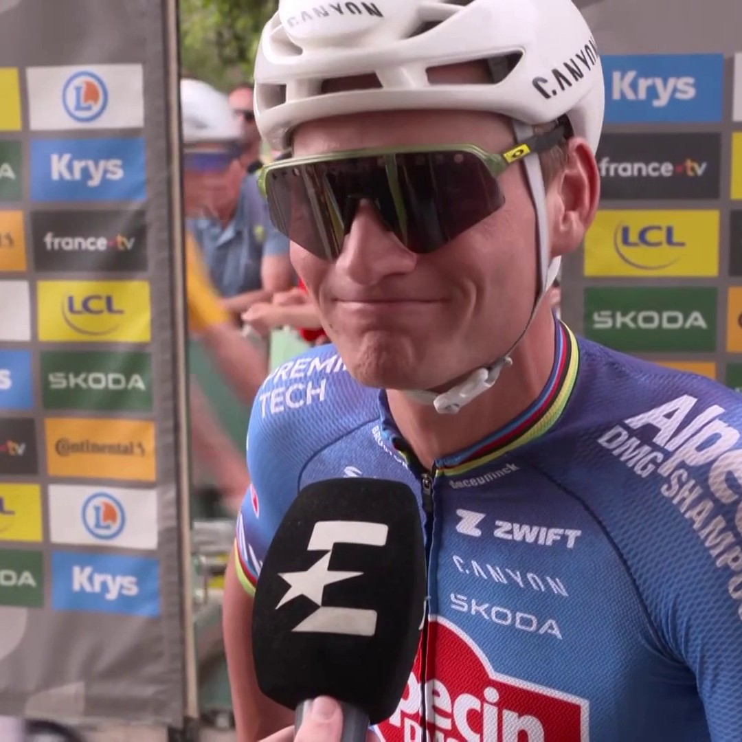 "Tuve un poco de FOMO viendo a Pogacar y Van Aert el año pasado. Son las etapas que me gustan" "Es un sueño para cualquiera ganar en los Campos Elíseos" 🎙️ Van der Poel deja claras sus intenciones en Eurosport.es. #TDF2026