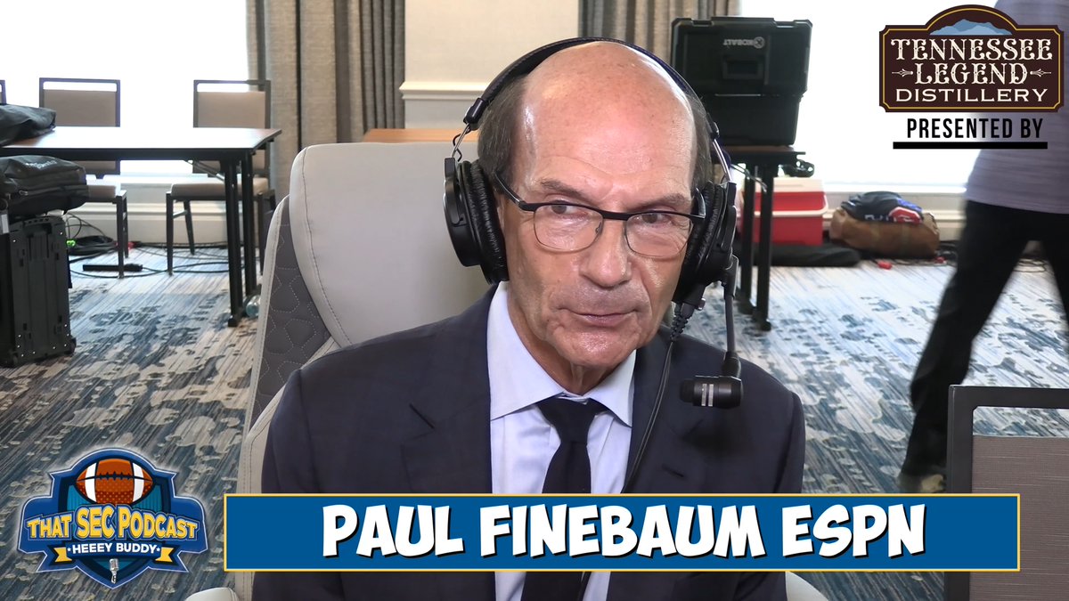 It was a good run, but Tampa will be my last SEC Media Days according to Paul Finebaum: "He's going to be with Legend next year at Media Days!" 😂 Full show: