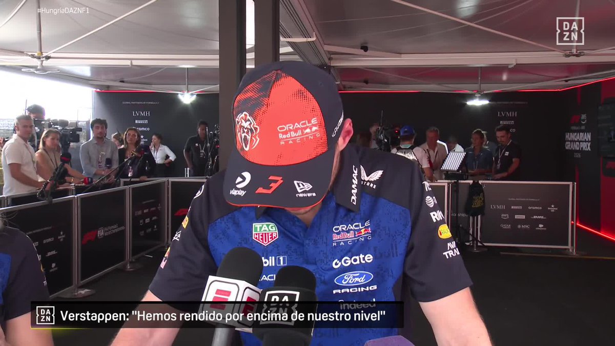 Max, has vuelto a romper todos los ordenadores 🤯🤯🤯🤯 🗣️ Verstappen: "Sigo sorprendido de haber sido 2º. Hemos rendido por encima de nuestro nivel" #HungríaDAZNF1 🇭🇺